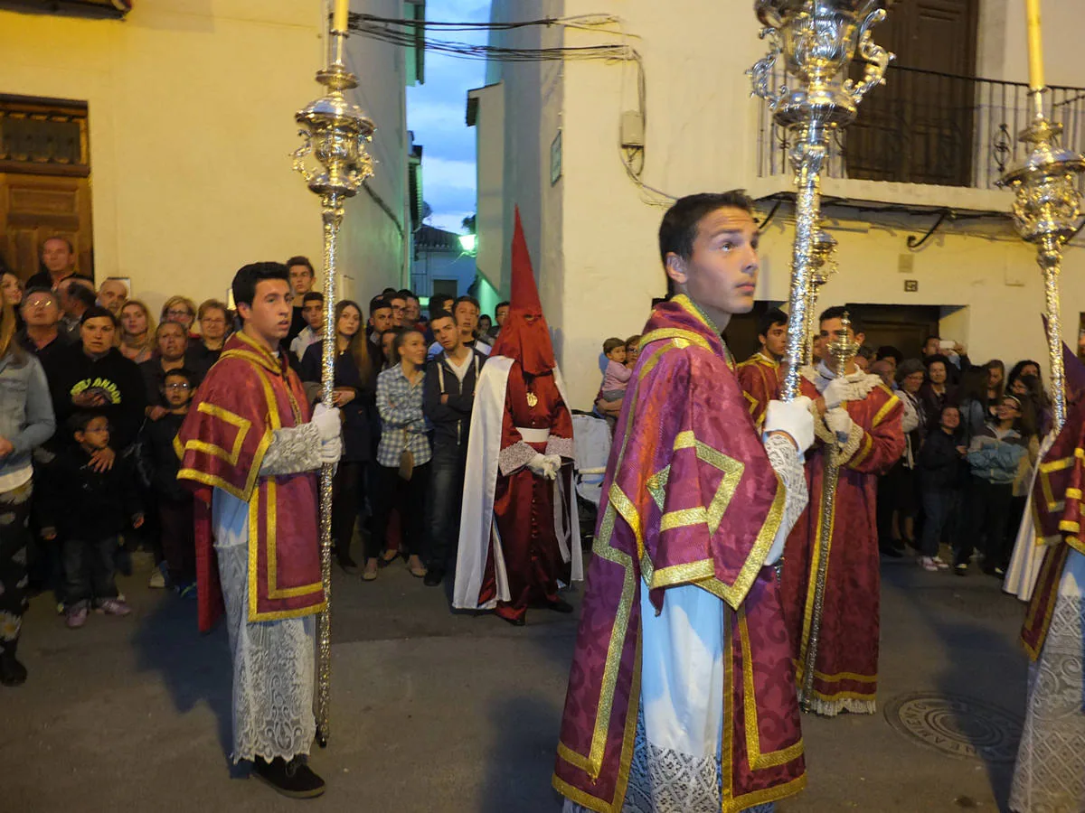 Cientos de personas en las calles de Guadix para vivir el Martes Santo de años anteriores