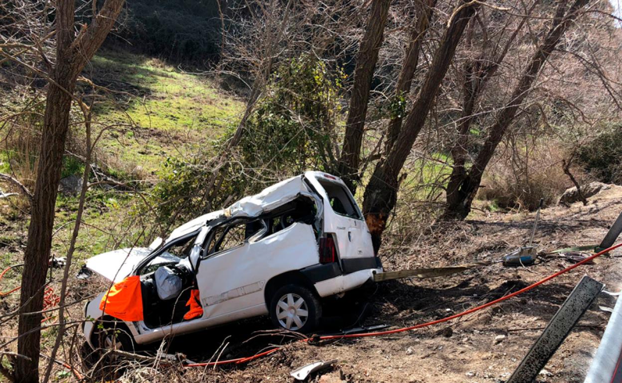 Coche accidentado