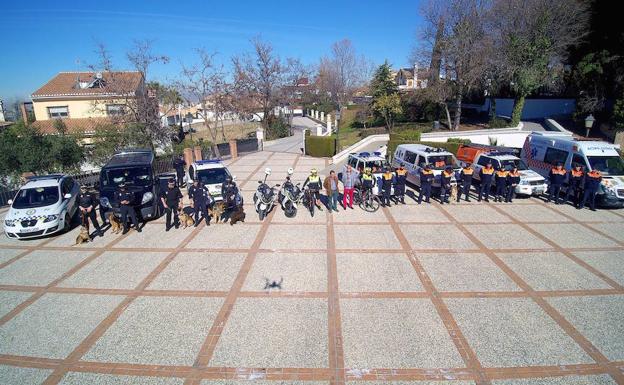 La concejalía de Seguridad Ciudadana presenta los nuevos medios de la Policía Local y Protección Civil.