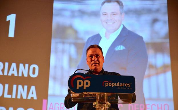 Presentación de la candidatura de Mariano Molina del Paso, en el Centro Social La Nava de Huétor Vega.