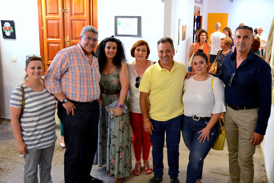 Exposición 2019 del Taller de Pintura de Huétor Vega, en la sala El Molino del Carmen de San Rafael