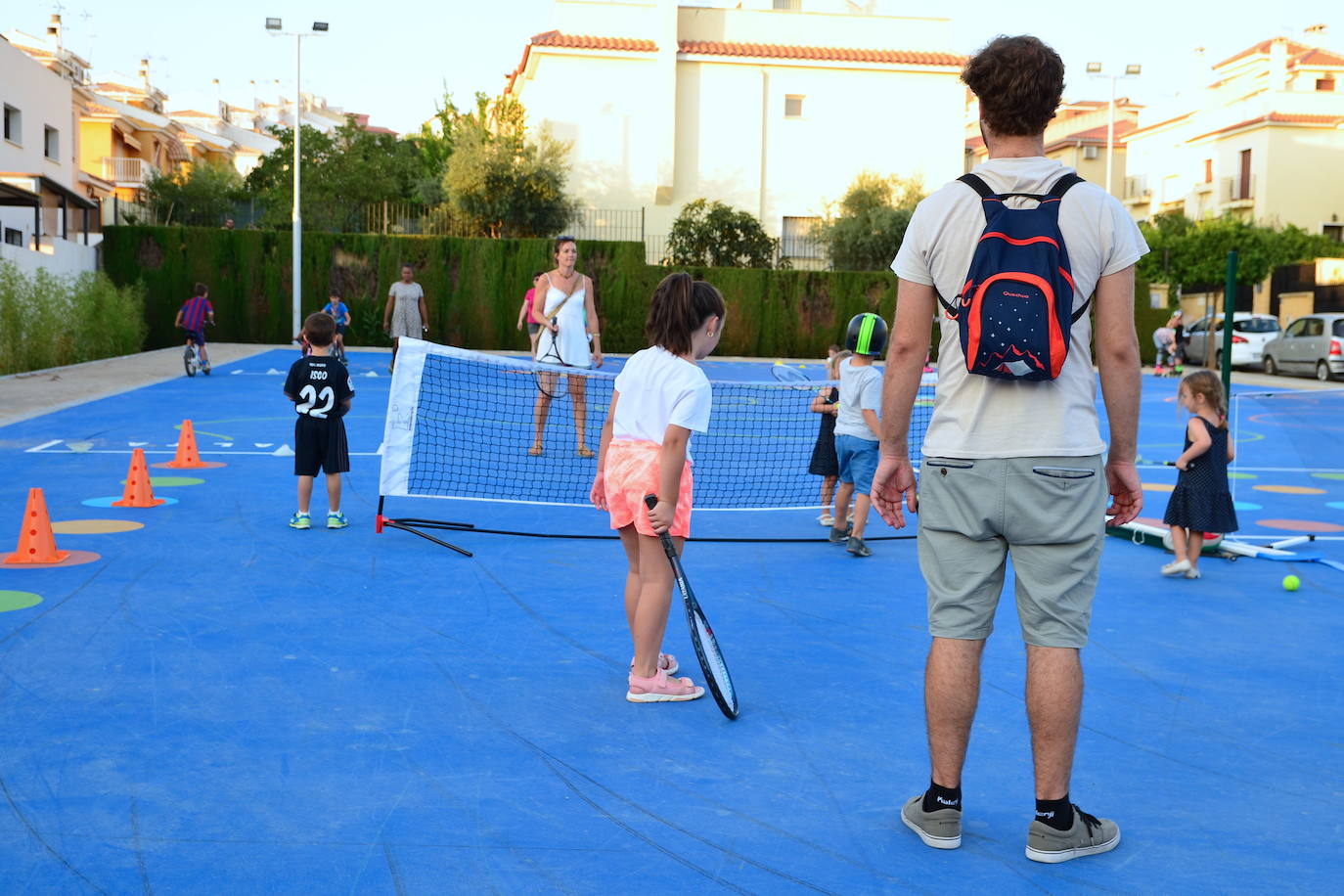 Estreno de las instalaciones del barrio de Los Rebites.