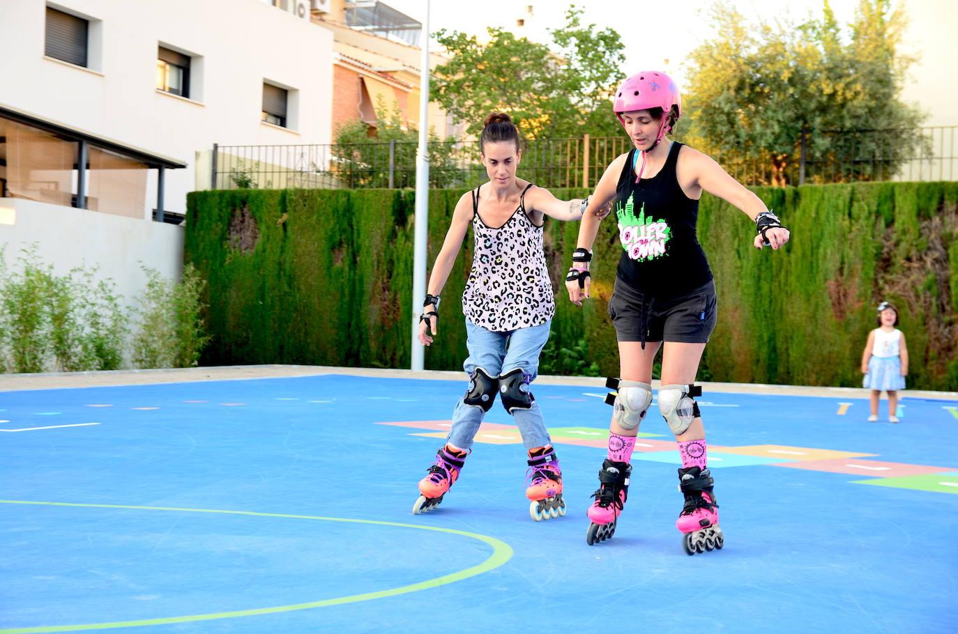 Estreno de las instalaciones del barrio de Los Rebites.