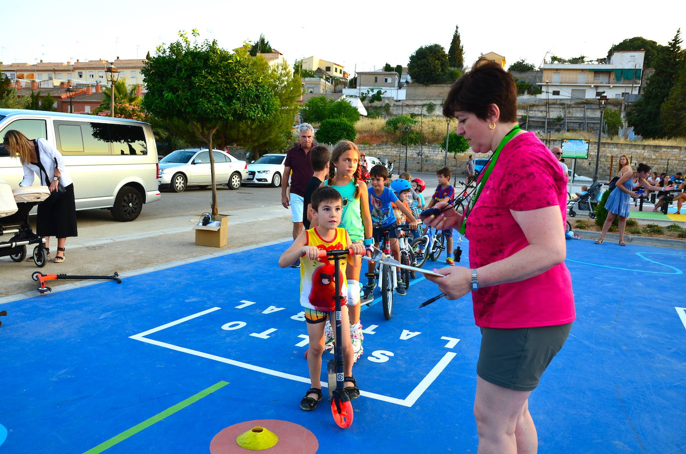 Estreno de las instalaciones del barrio de Los Rebites.