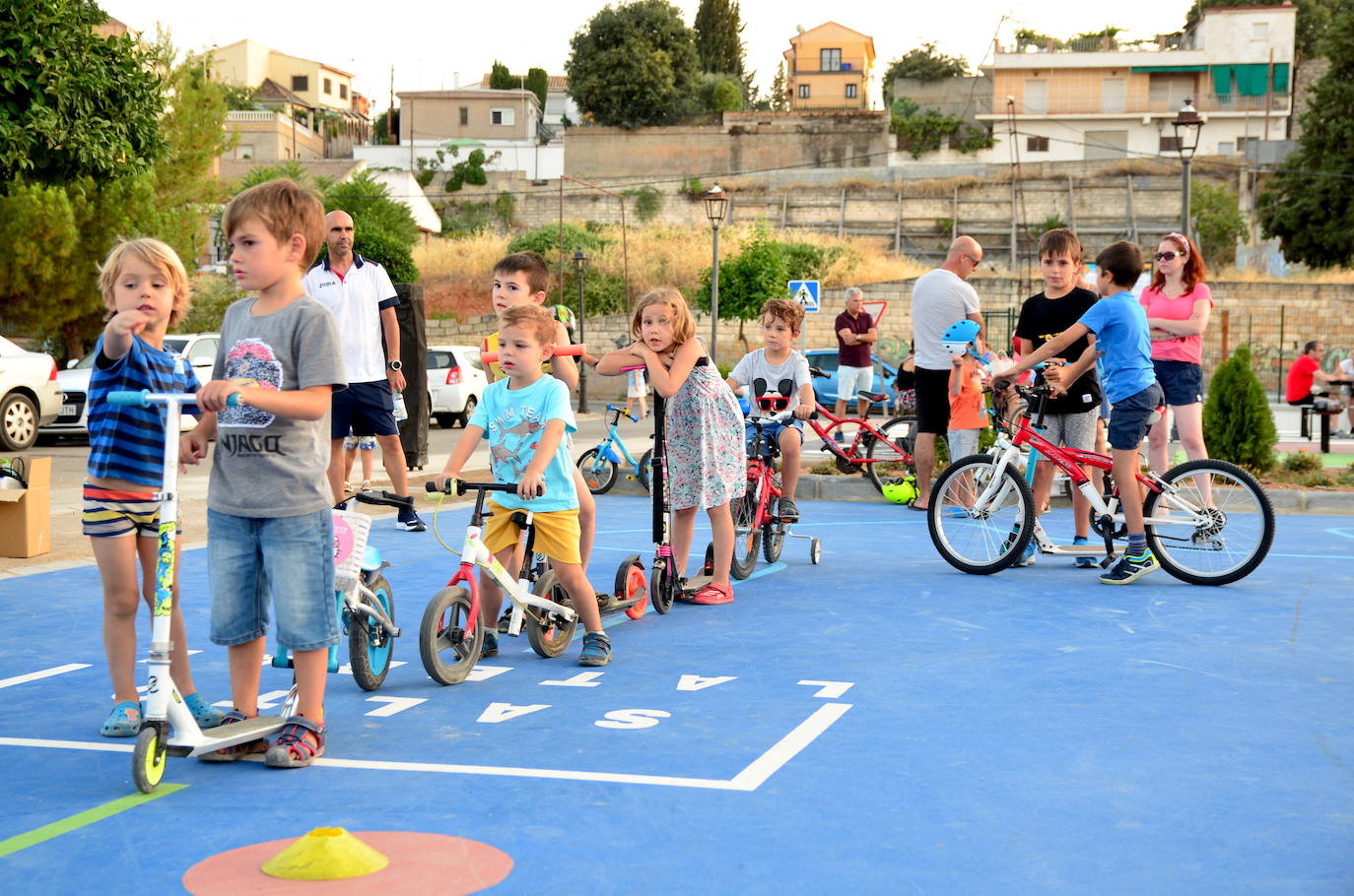 Estreno de las instalaciones del barrio de Los Rebites.