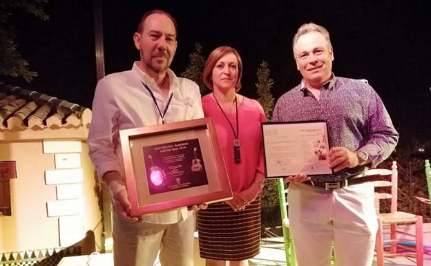 Miguel Baños, Elisa González Pedraza y Mariano Molina.