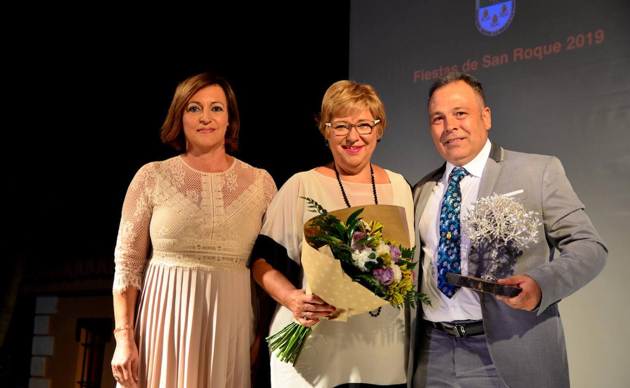 Elisa González Pedraza, Carmen López Nieto y Mariano Molina.