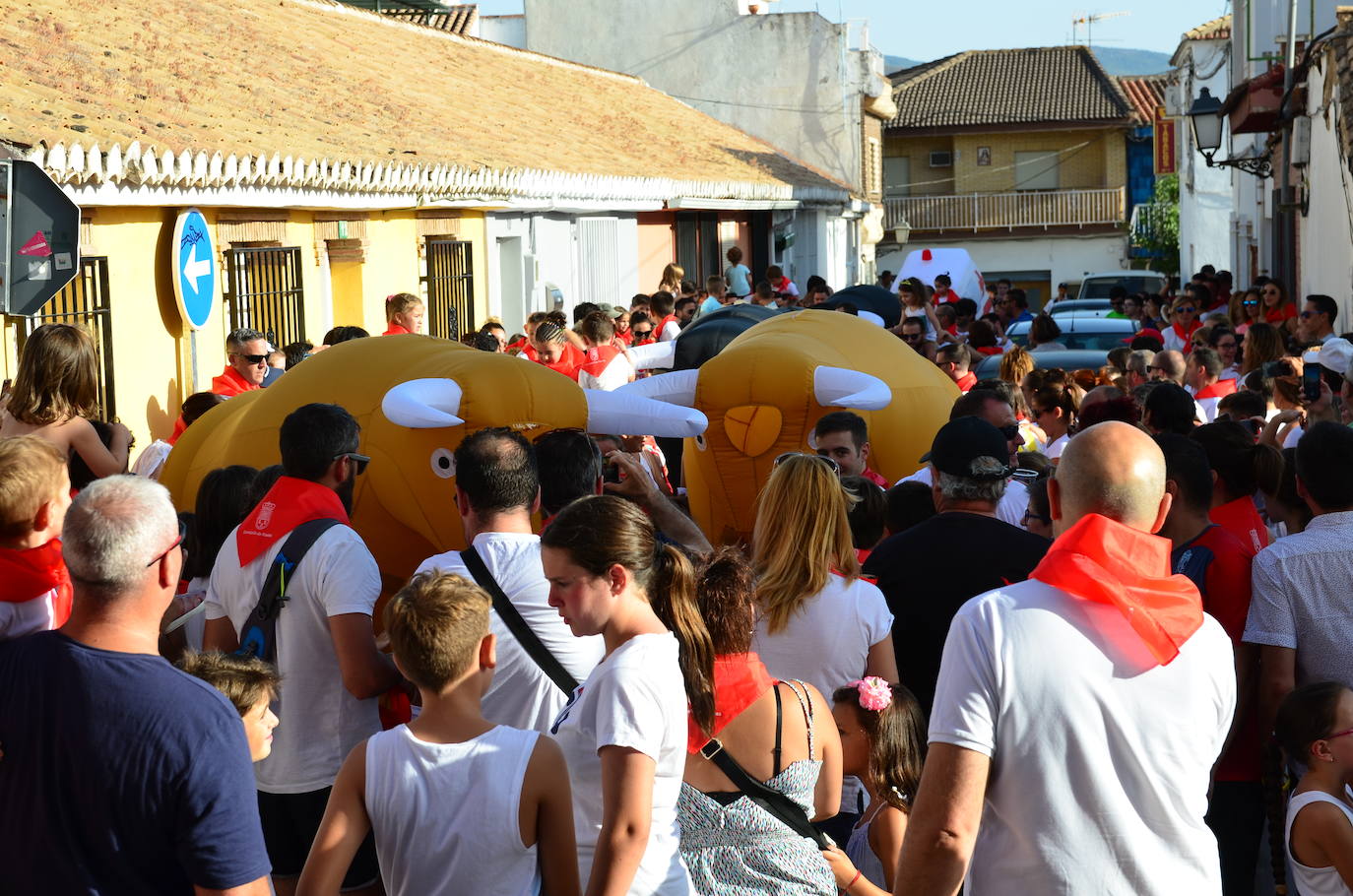 Los vecinos se volcaron en la gran novedad de las fiestas patronales de San Roque este año.