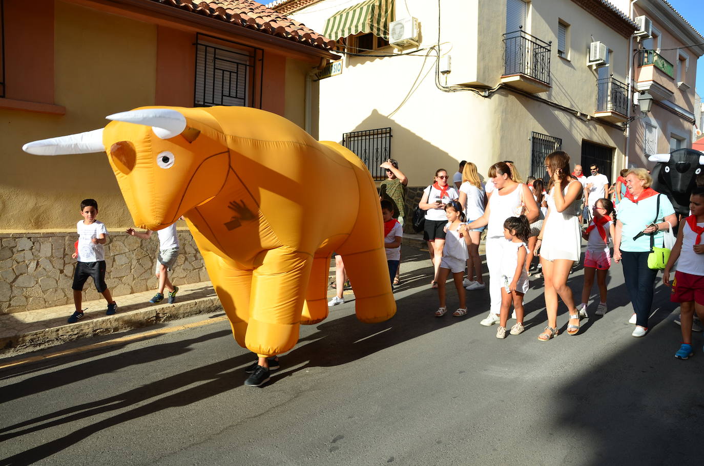 Los vecinos se volcaron en la gran novedad de las fiestas patronales de San Roque este año.