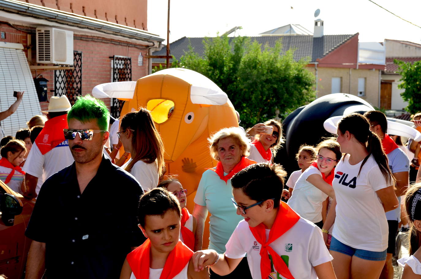Los vecinos se volcaron en la gran novedad de las fiestas patronales de San Roque este año.