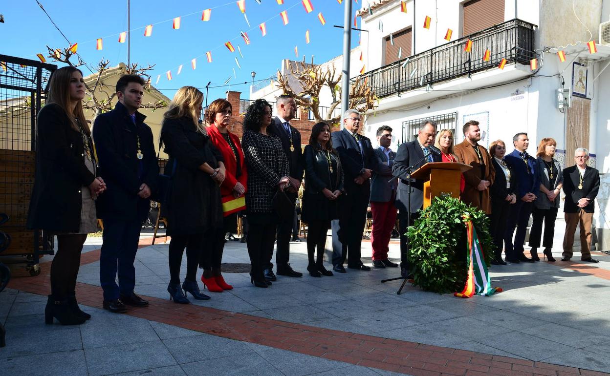 El alcalde aprovechó el acto para presentar a la corporación constituida tras las elecciones de mayo.