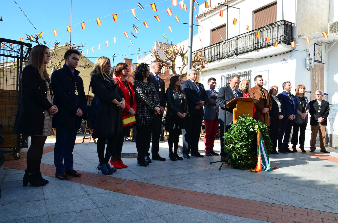 Fotos: Así ha sido el acto por el Día de la Constitución en Huétor
