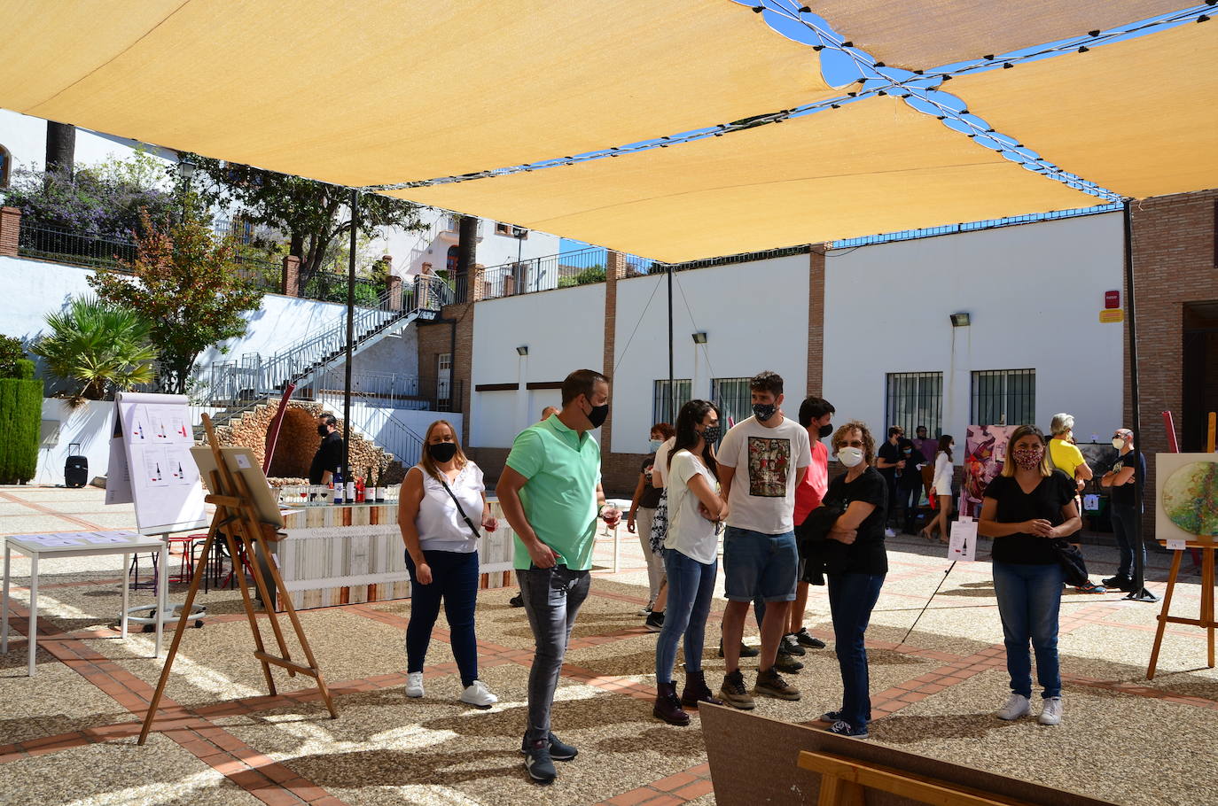 Fotos: Concurso de pintura rápida abstracta en Huétor Vega