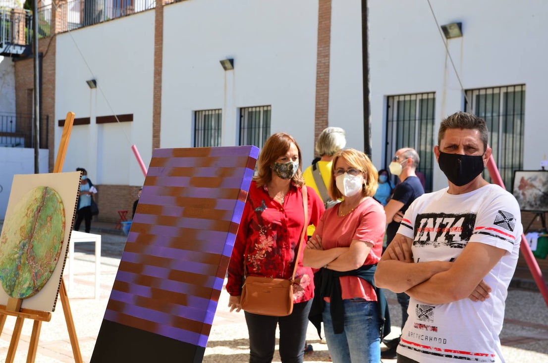 Fotos: Concurso de pintura rápida abstracta en Huétor Vega