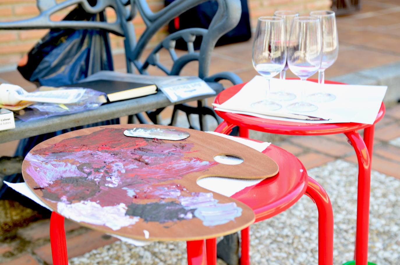 Fotos: Concurso de pintura rápida abstracta en Huétor Vega