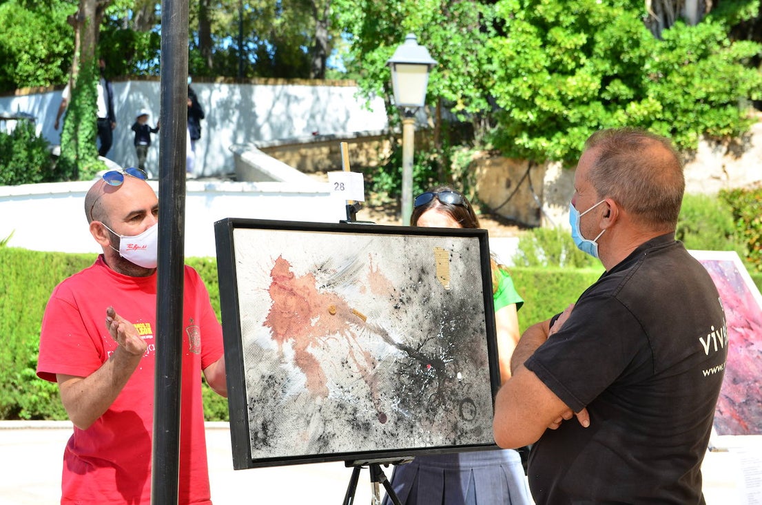 Fotos: Concurso de pintura rápida abstracta en Huétor Vega