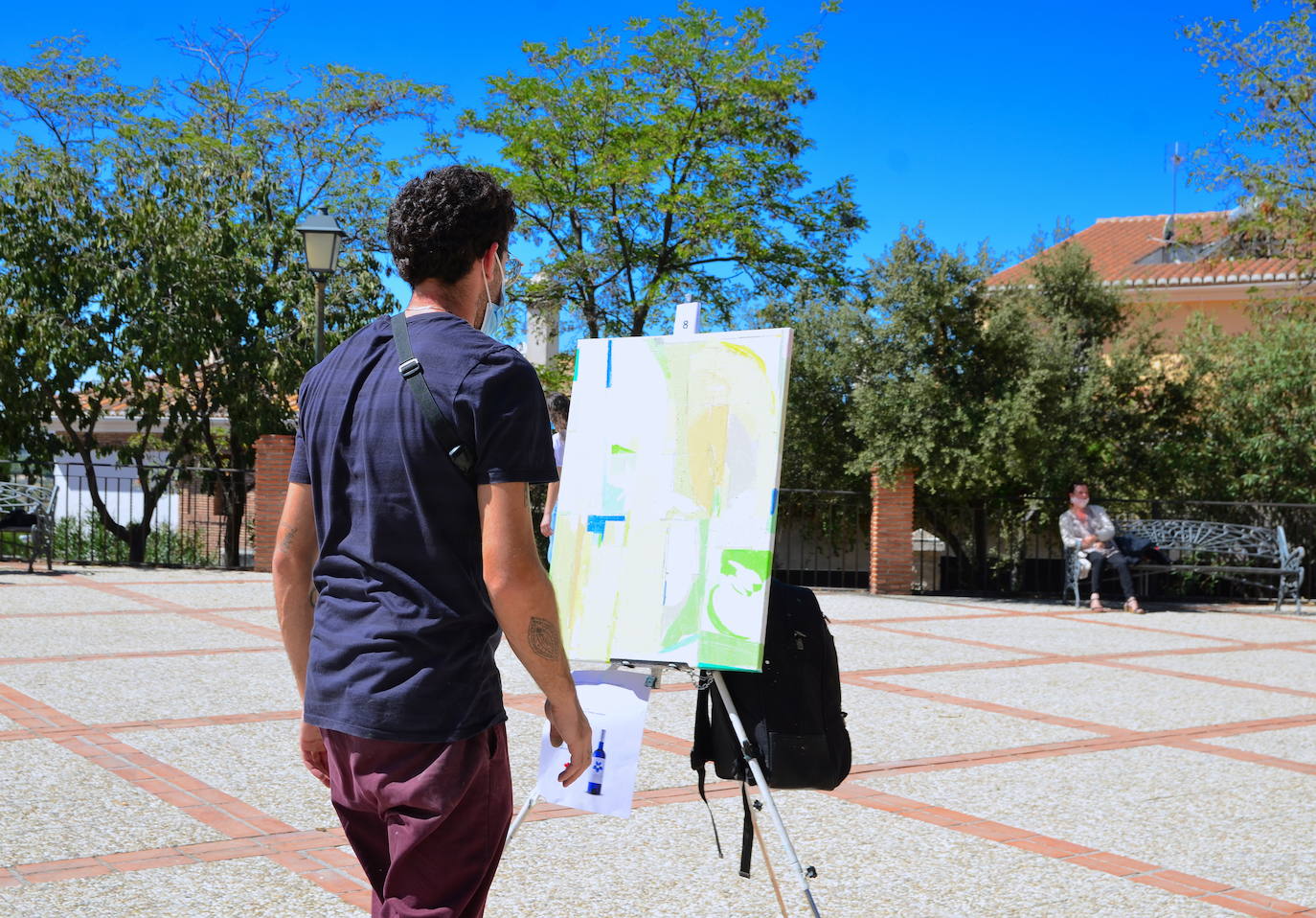 Fotos: Concurso de pintura rápida abstracta en Huétor Vega