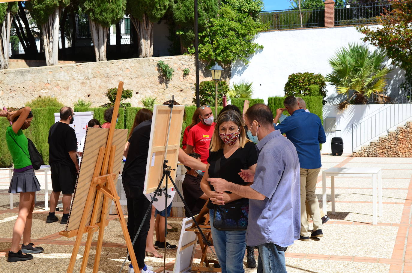 Fotos: Concurso de pintura rápida abstracta en Huétor Vega