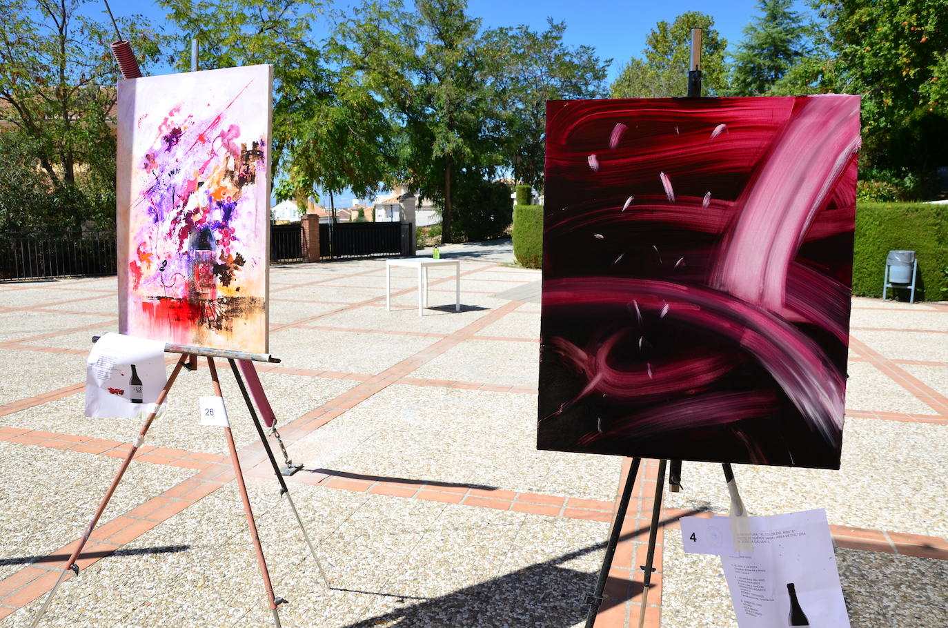 Fotos: Concurso de pintura rápida abstracta en Huétor Vega