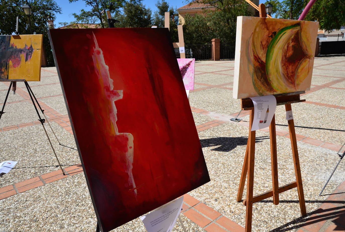 Fotos: Concurso de pintura rápida abstracta en Huétor Vega