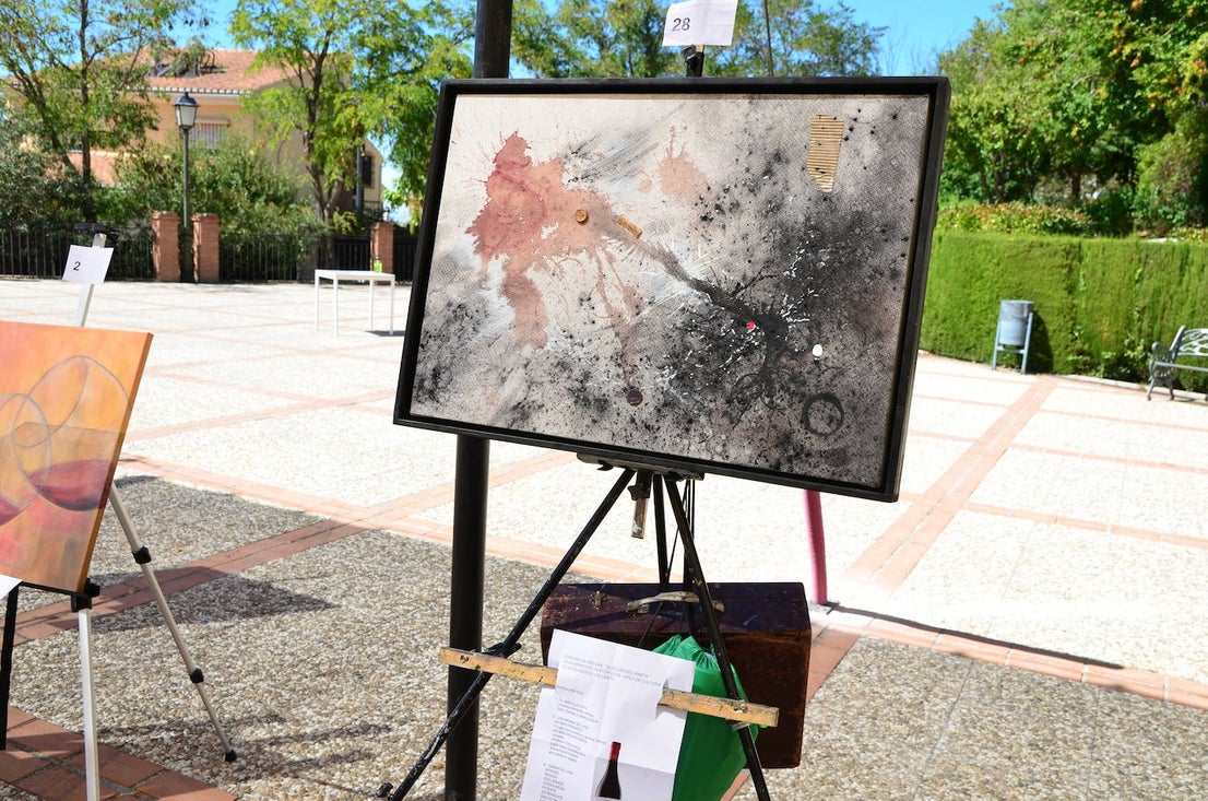 Fotos: Concurso de pintura rápida abstracta en Huétor Vega