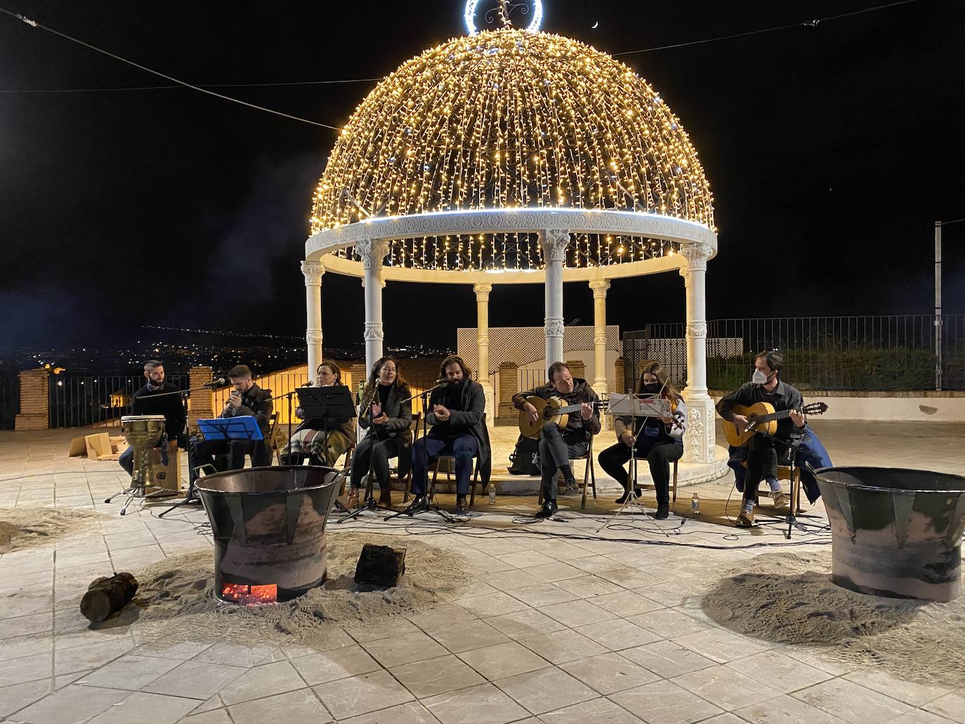 Fotos: Zambomba flamenca en Huétor Vega