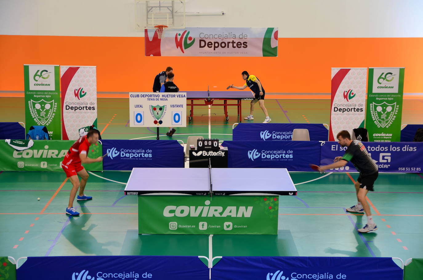 El Covirán Huétor Vega, el equipo con el que Granada vuelve a tener un representante en la máxima liga nacional de tenis de mesa.
