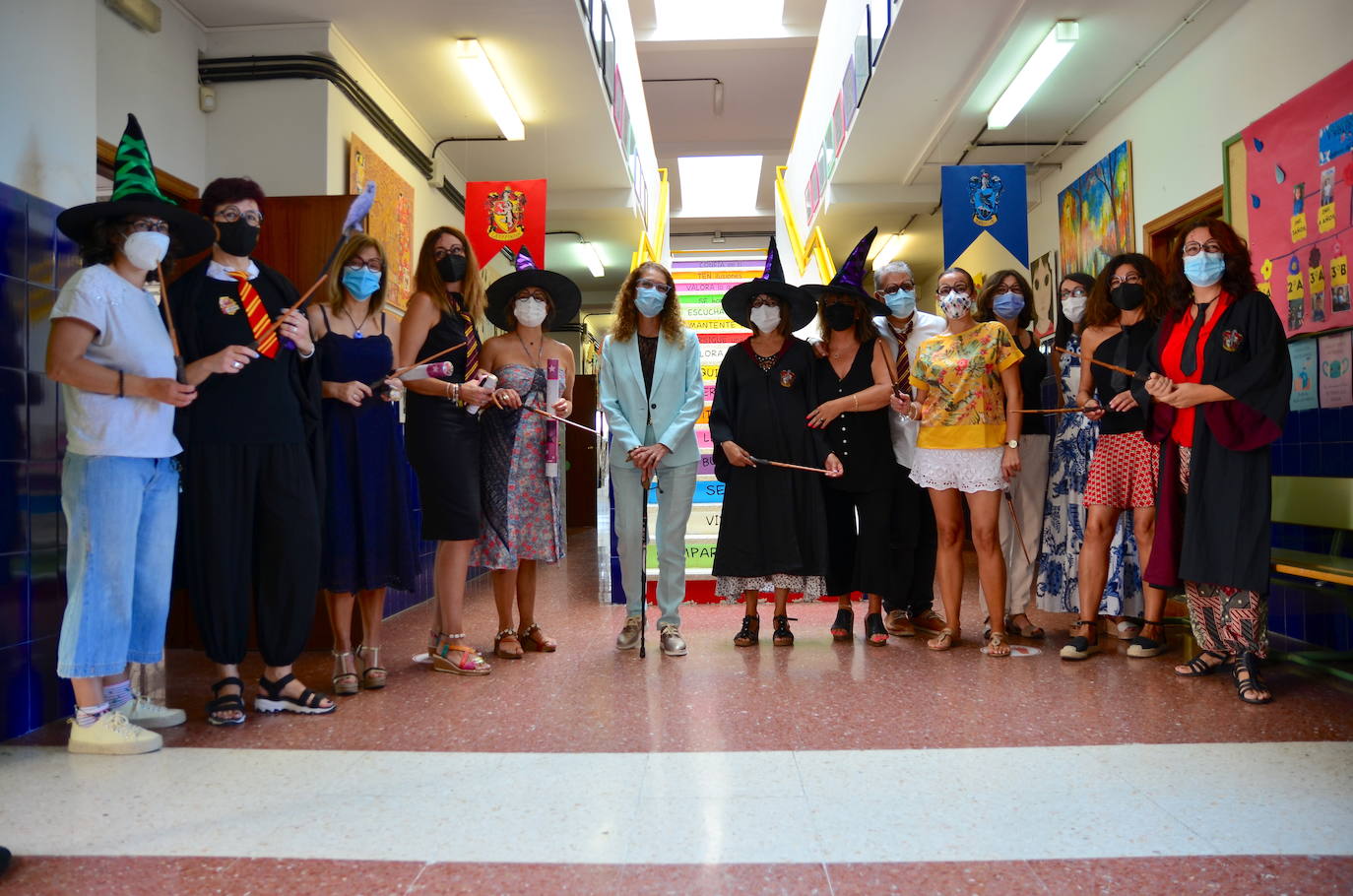 Fotos: La delegada de Educación asiste a la vuelta al 'cole' en Huétor Vega