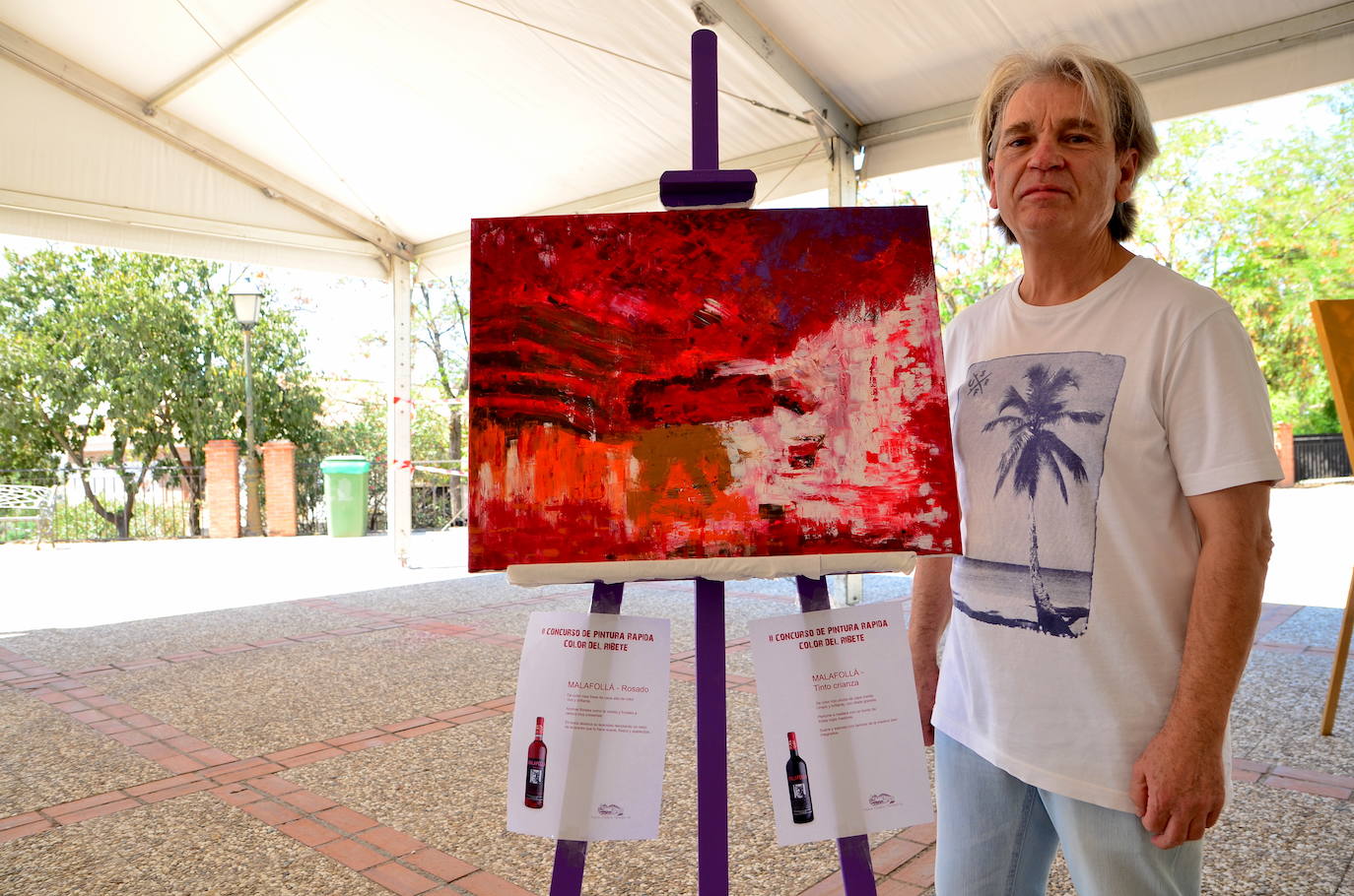 Fotos: Concurso de pintura rápida abstracta de Huétor Vega