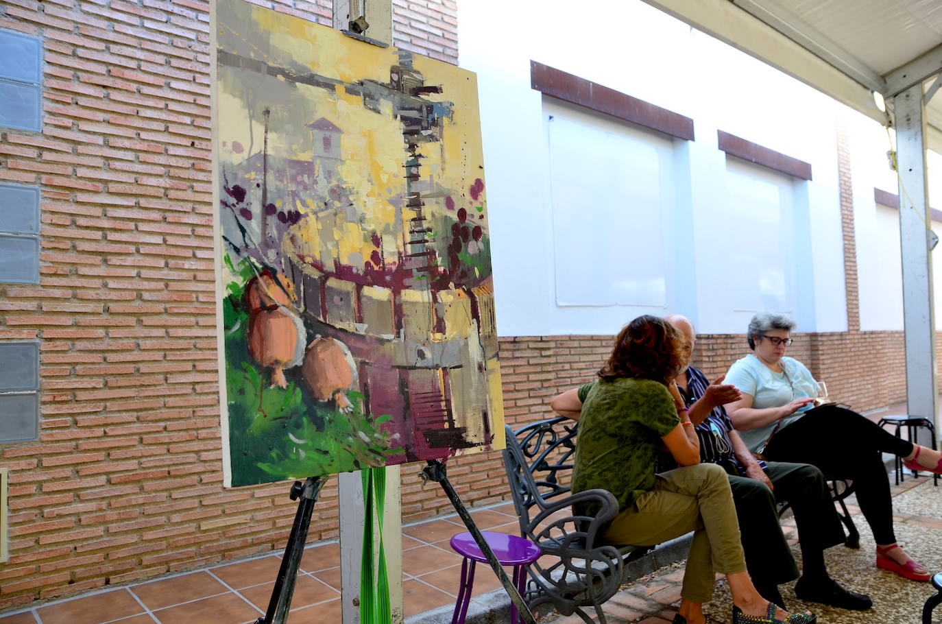 Fotos: Concurso de pintura rápida abstracta de Huétor Vega