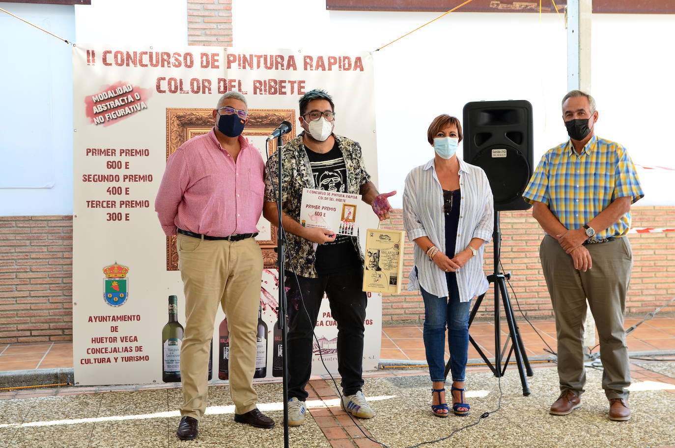 Fotos: Concurso de pintura rápida abstracta de Huétor Vega