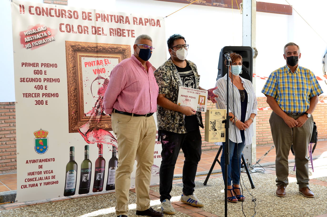 Fotos: Concurso de pintura rápida abstracta de Huétor Vega