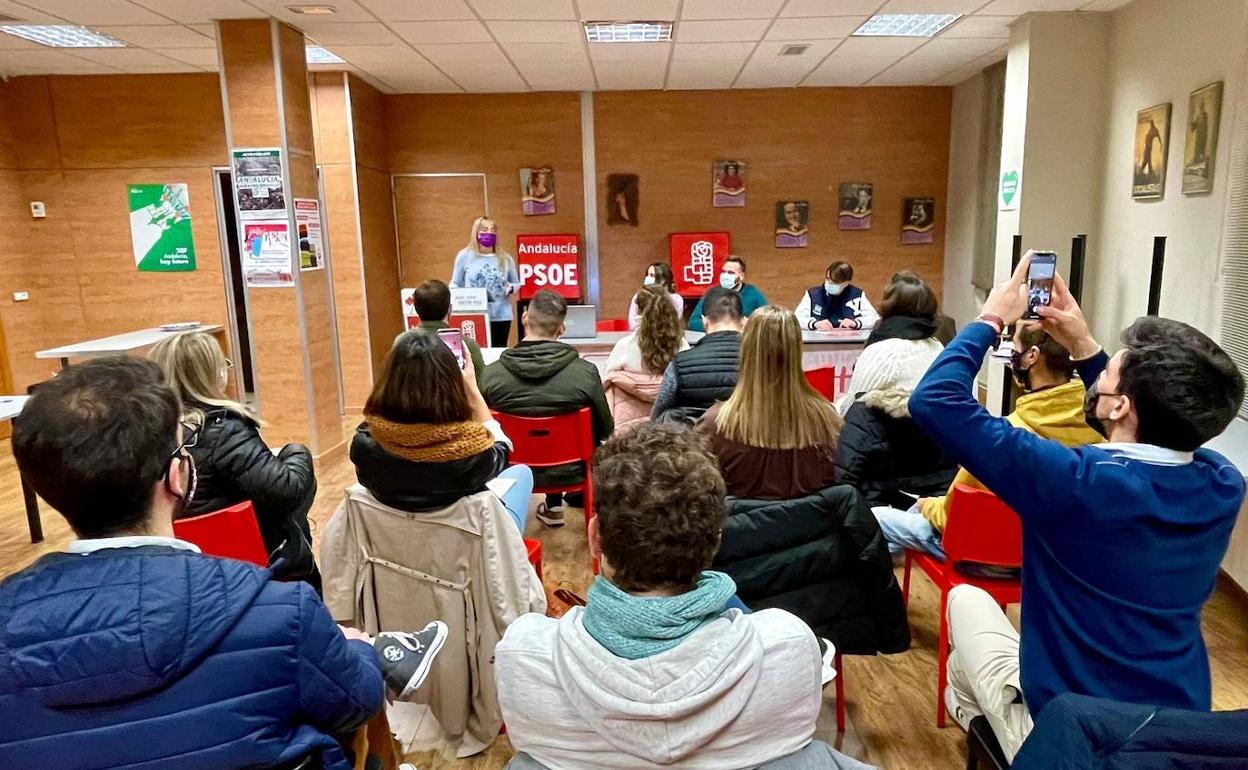 Las Juventudes Socialistas de Granada, en Huétor Vega.