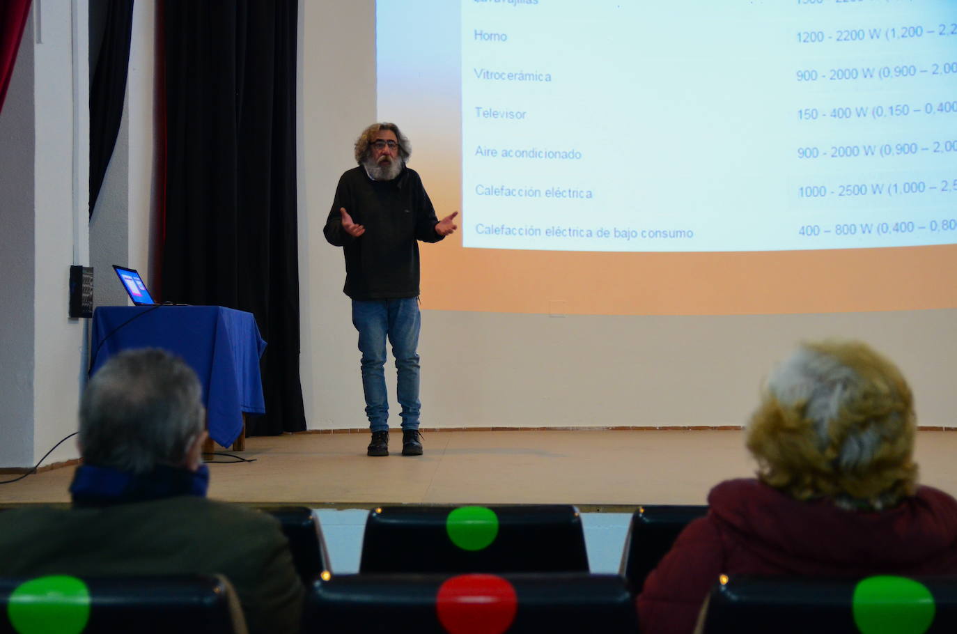 Fotos: Taller sobre la factura de la luz, en Huétor Vega