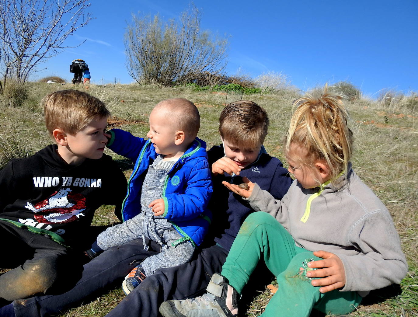 Fotos: Un centenar de personas reforestan el Camino de los Neveros