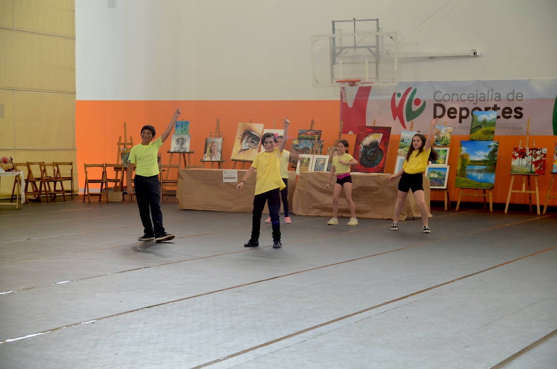 Exhibición de teatro infantil.