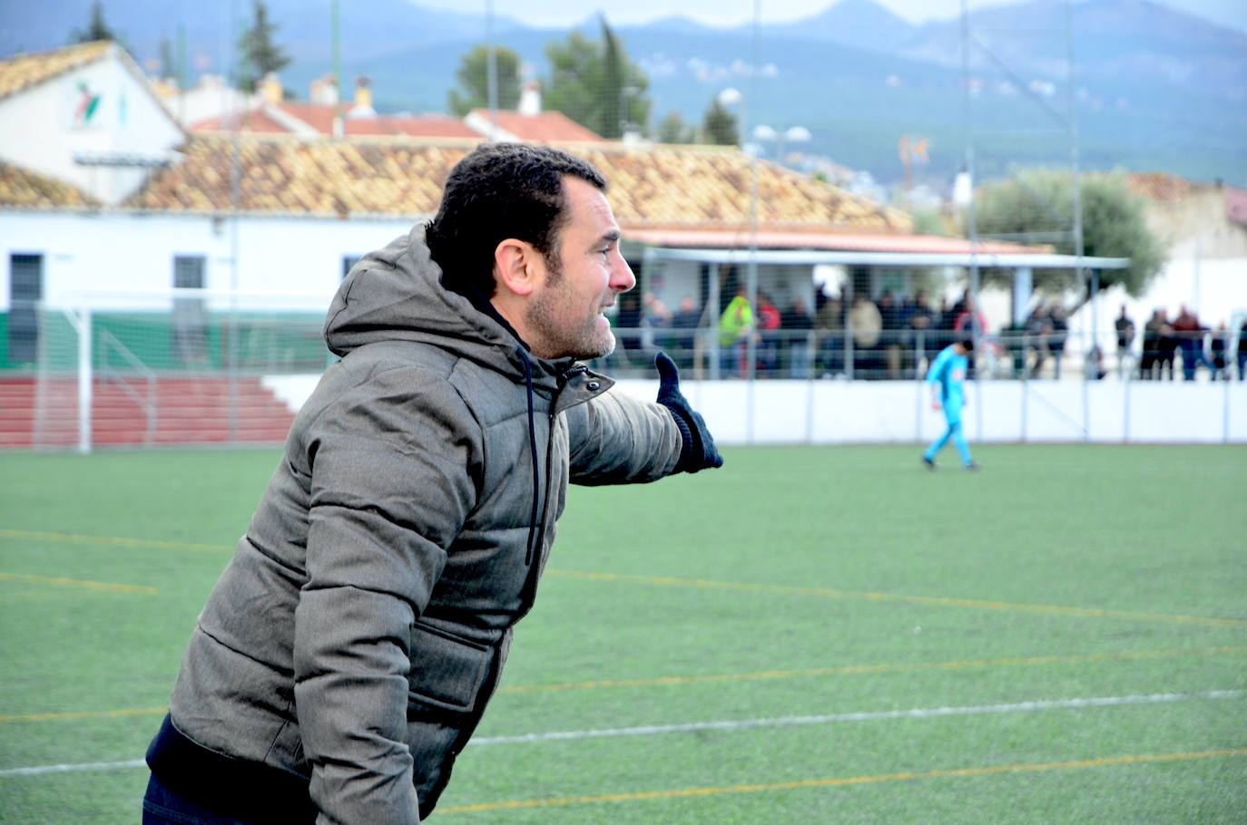 Manuel Moreno 'Rizos', en la banda de Las Viñas.