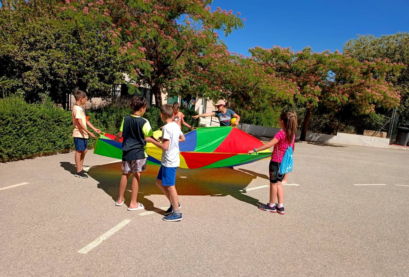 Diversión en una jornada sin tutores.