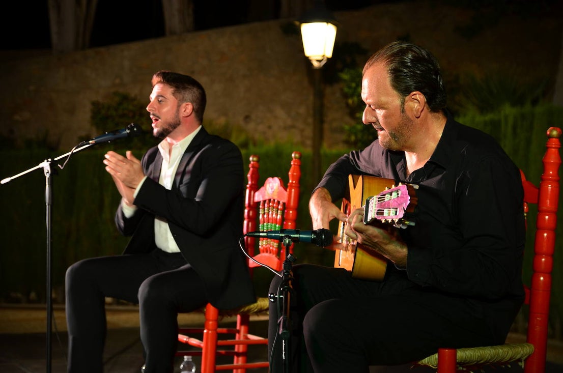 Iván Centenillo y Ramón del Paso, en el Festival Flamenco de Huétor Vega.