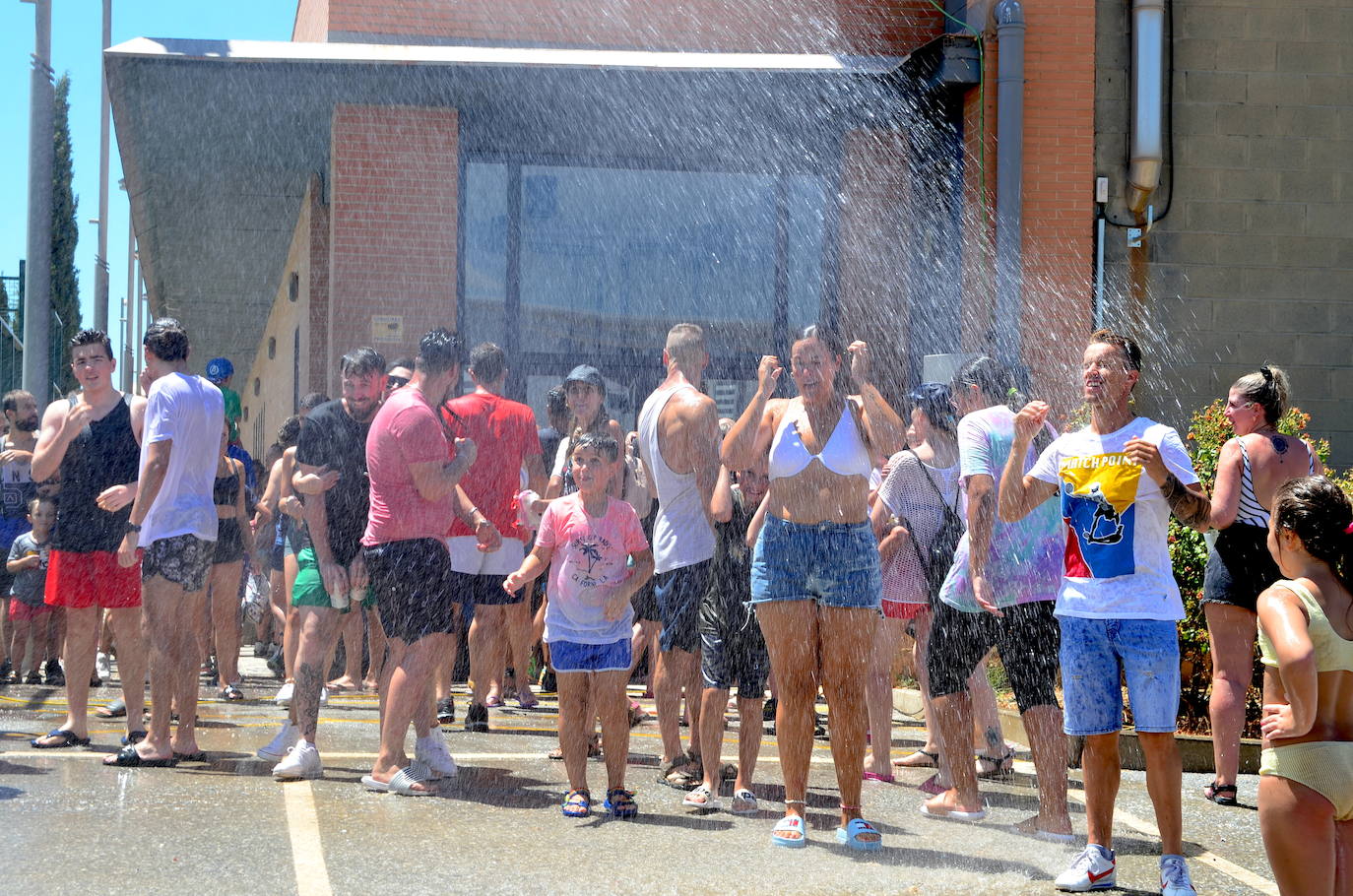 Fiesta del Agua, hoy junto al pabellón deportivo La Libertad de Huétor Vega.