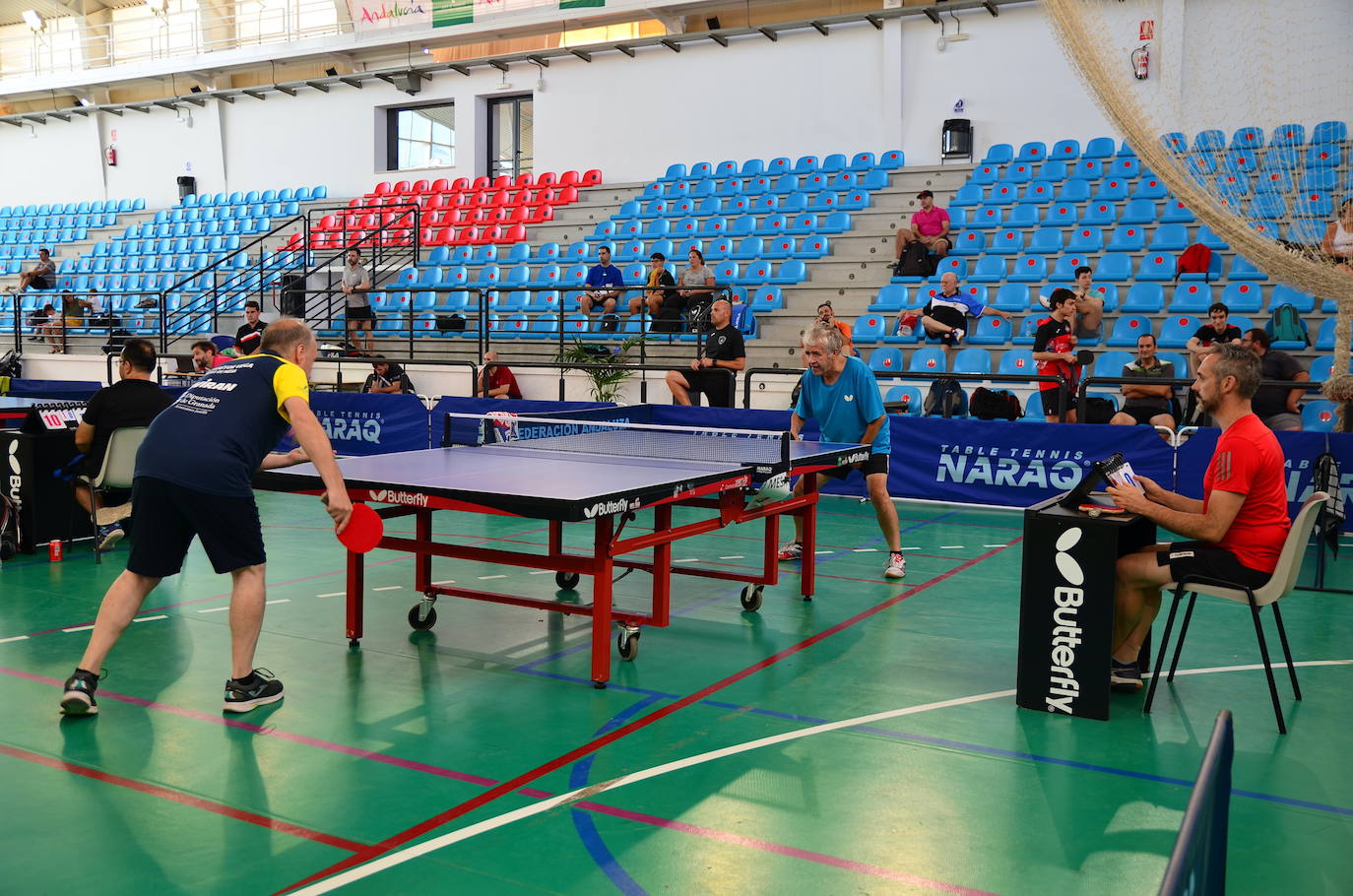 Torneo San Roque de tenis de mesa, en su segunda jornada.
