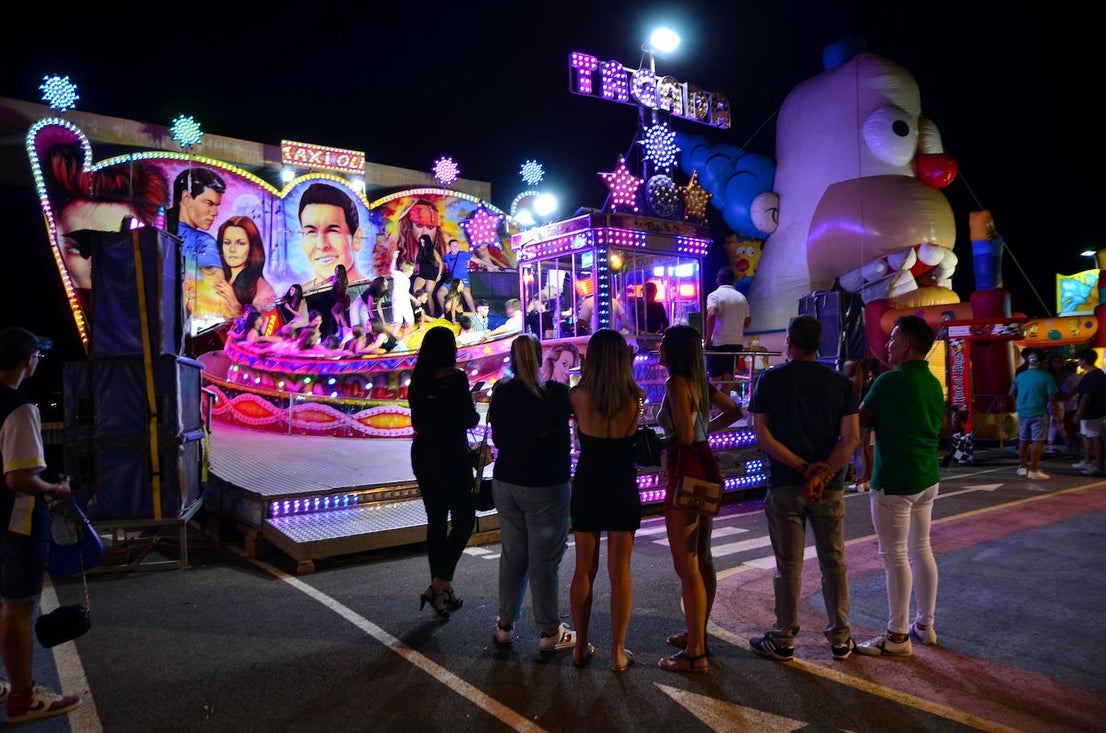 Impresionante ambiente en la feria de Huétor Vega.