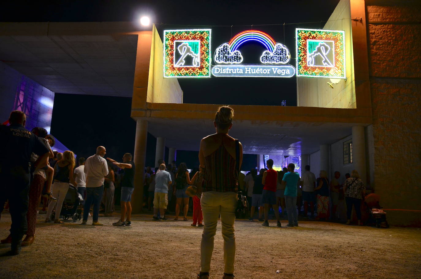 Impresionante ambiente en la feria de Huétor Vega.