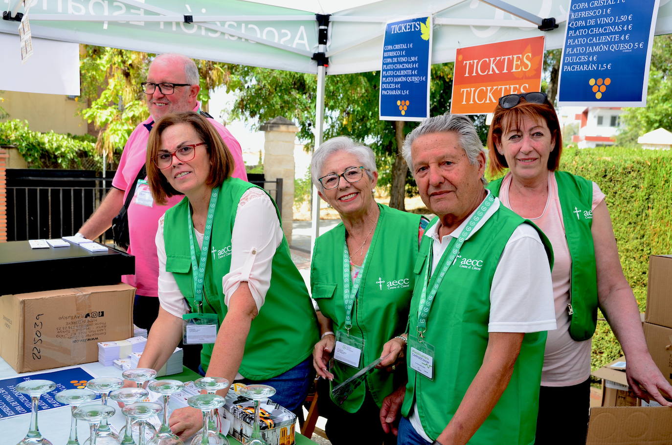 La Asociación Española Contra el Cáncer, de nuevo presente en la Fiesta de la Vendimia con fines solidarios.