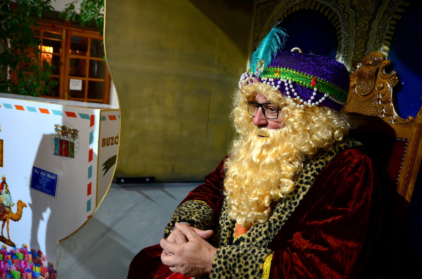 Visita del cartero real, toda la tarde en el Centro Social La Nava.