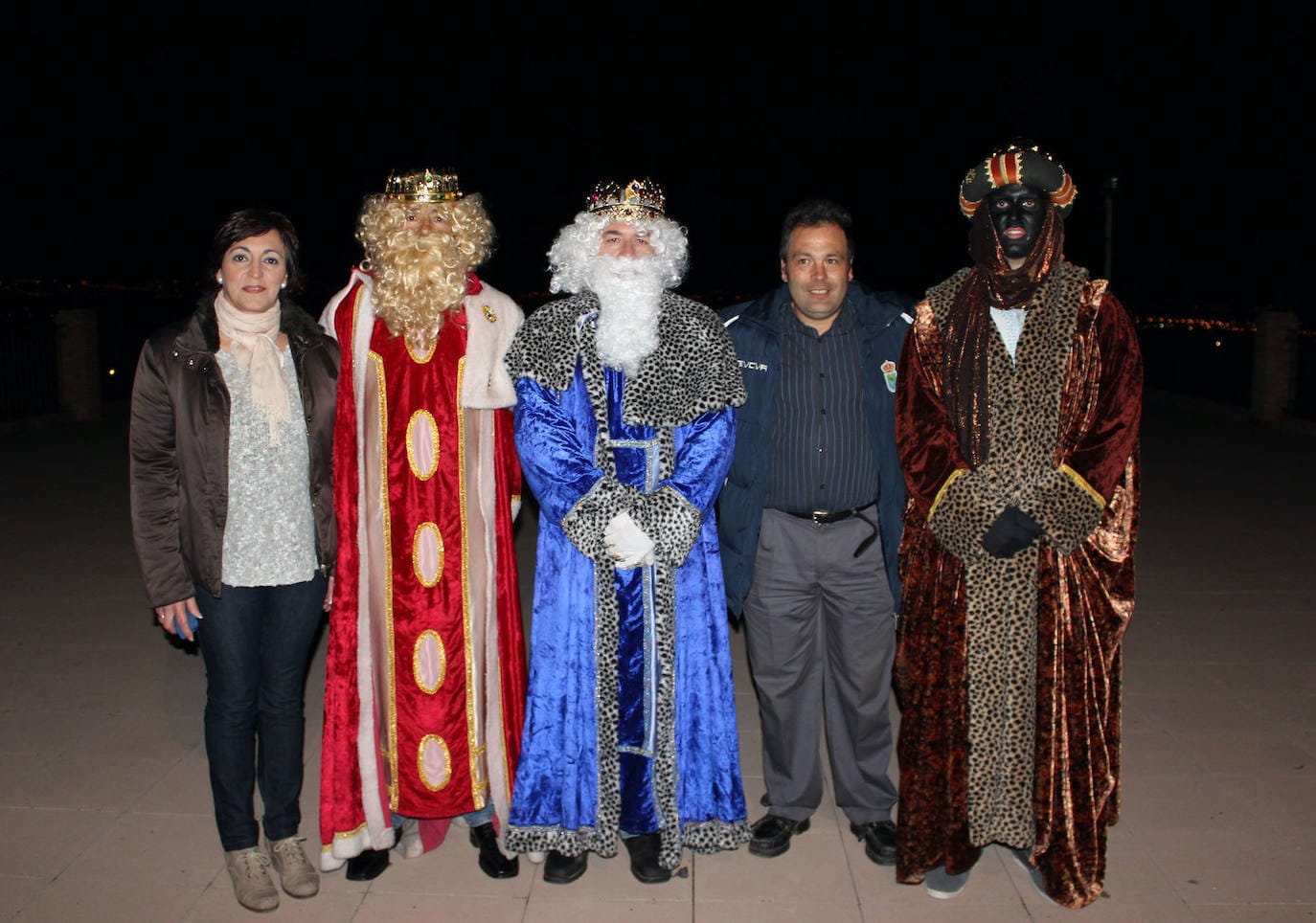 Visita de los Reyes Magos, en 2015.