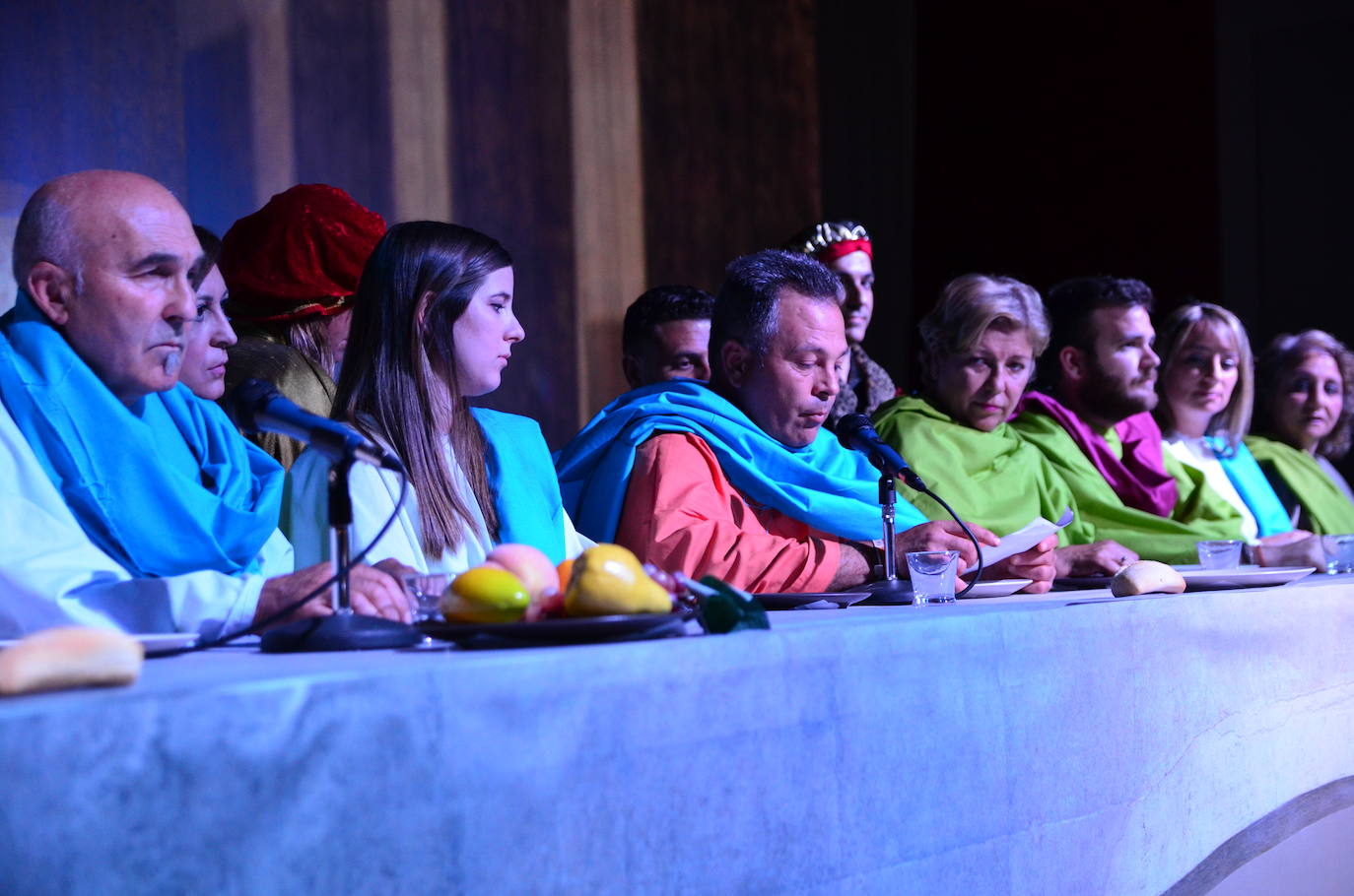 Pleno especial, recreando ‘La última cena’ de Leonardo da Vinci, en 2019.