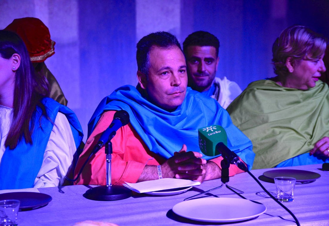 Pleno especial, recreando ‘La última cena’ de Leonardo da Vinci, en 2019.
