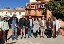 Visita del diputado de Obras Públicas y Vivienda, José María Villegas.