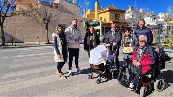 IU Huétor Vega denuncia la inseguridad de la avenida de Andalucía